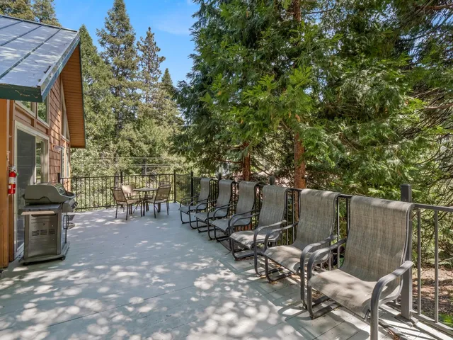 a view of a road with a yard