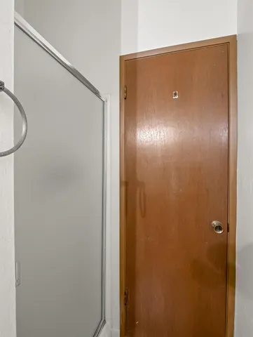 a view of painting and with wooden floor