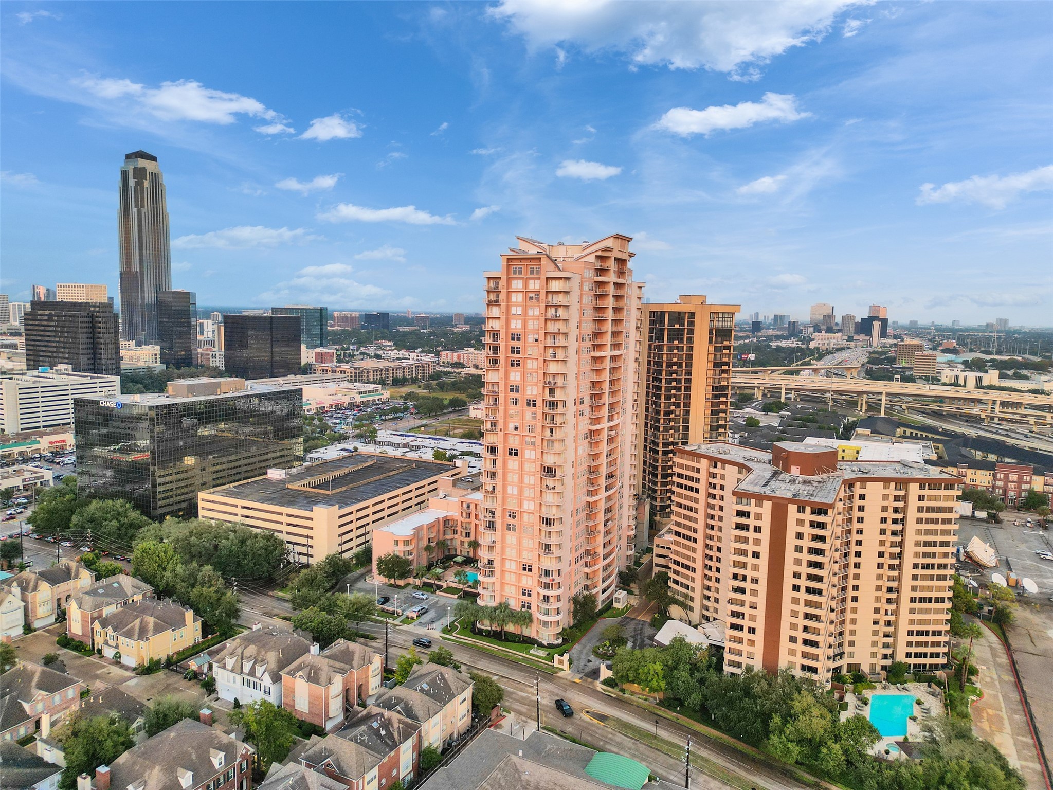 3525 Sage Road, Unit 812 Houston, TX 77056 - Photo 2 of 28 a city view with tall buildings