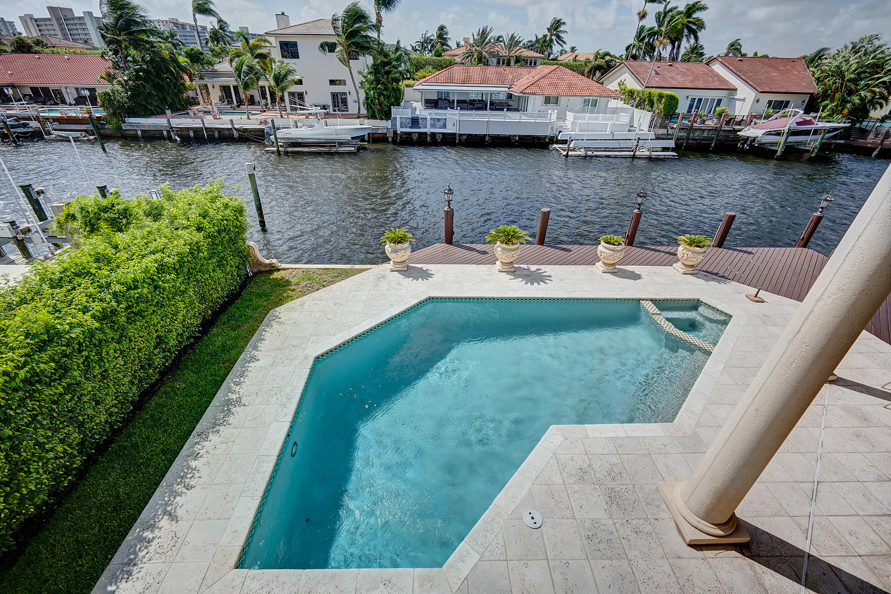 860 Northeast 79th Street Boca Raton, FL 33487 - Photo 72 of 109 an aerial view of a house with outdoor space and lake view