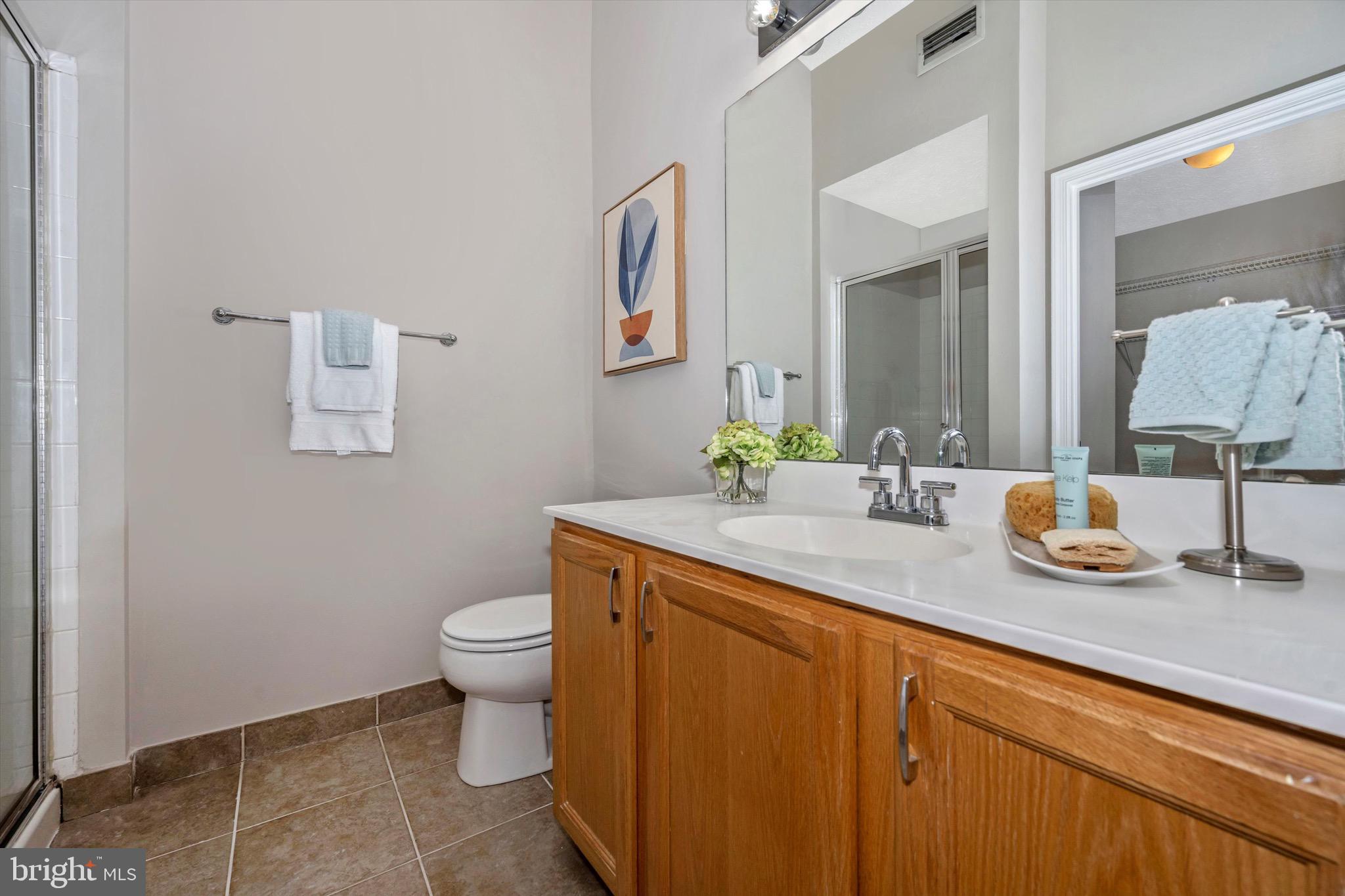 2604 Summers Ridge Drive Odenton, MD 21113 - Photo 29 of 52 Owner's bath, tile floor, new paint.