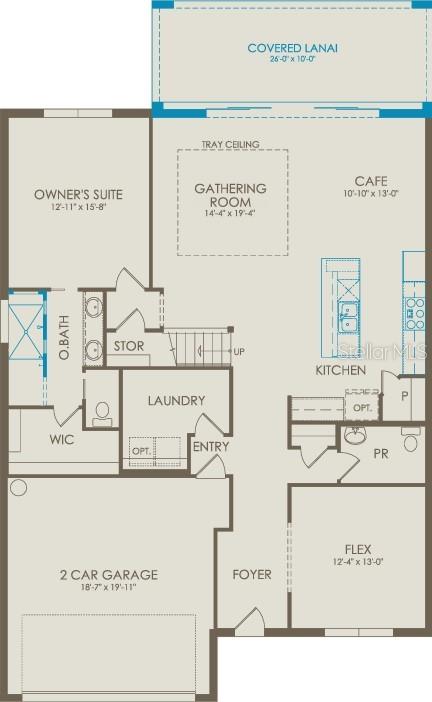 1536 Groveline Road St. Cloud, FL 34771 - Photo 16 of 17 Floor Plan - Floor One