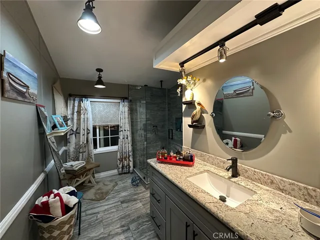 a room with a washer and dryer