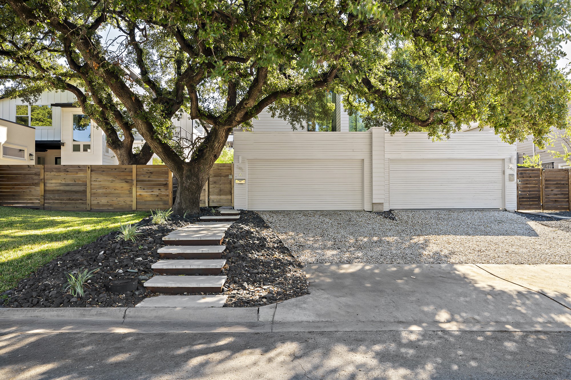 2411 Euclid Avenue, Unit A Austin, TX 78704 - Photo 6 of 40 Thoughtfully designed exterior offering privacy while remaining steps from the energy of South Austin