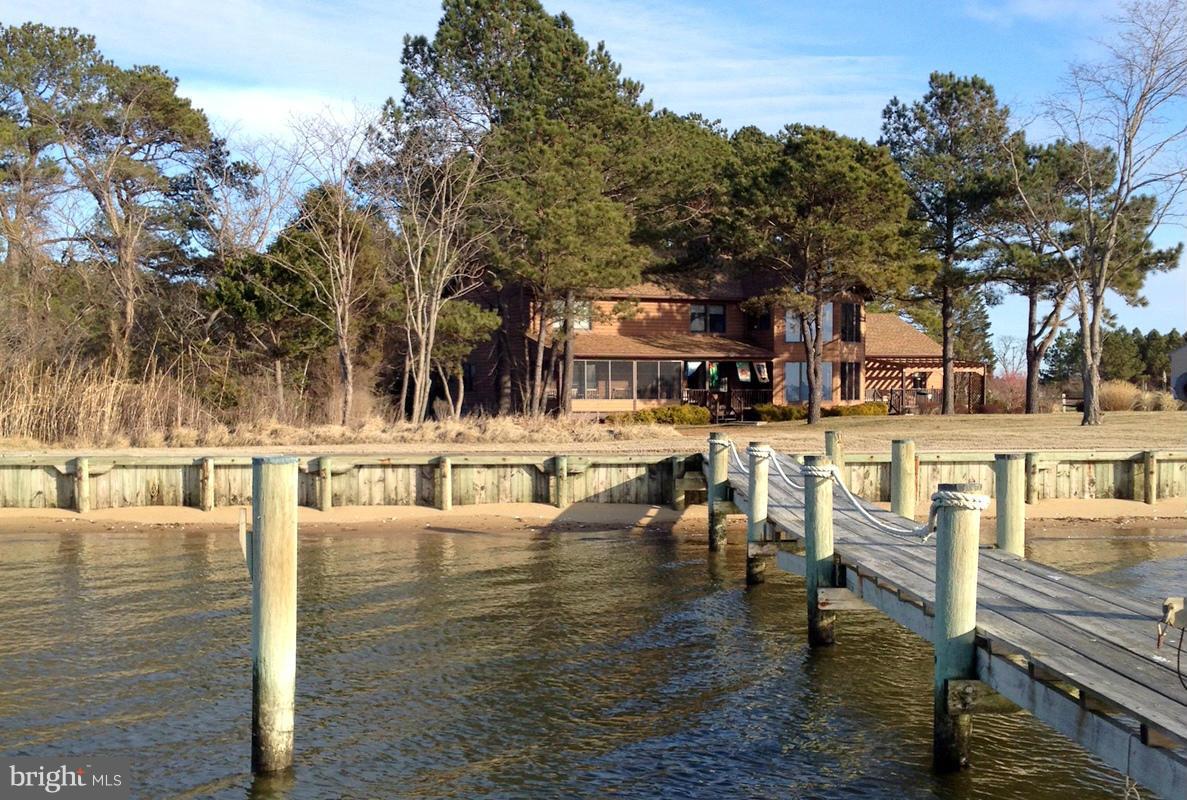 5176 Black Walnut Point Road Tilghman, MD 21671 - Photo 1 of 30 View of house from pier