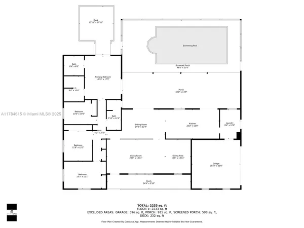 $1,350,000 | 7360 Southwest 120th Street, Pinecrest, FL 33156