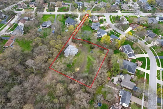 a bird view of building