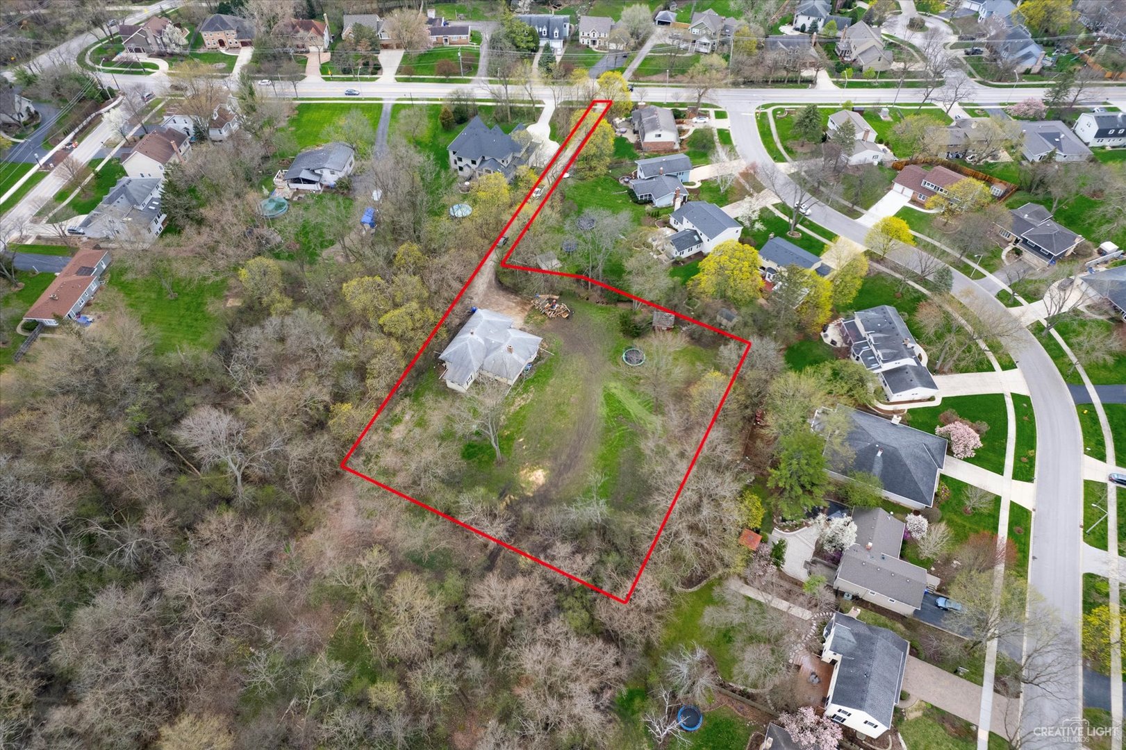 a bird view of building