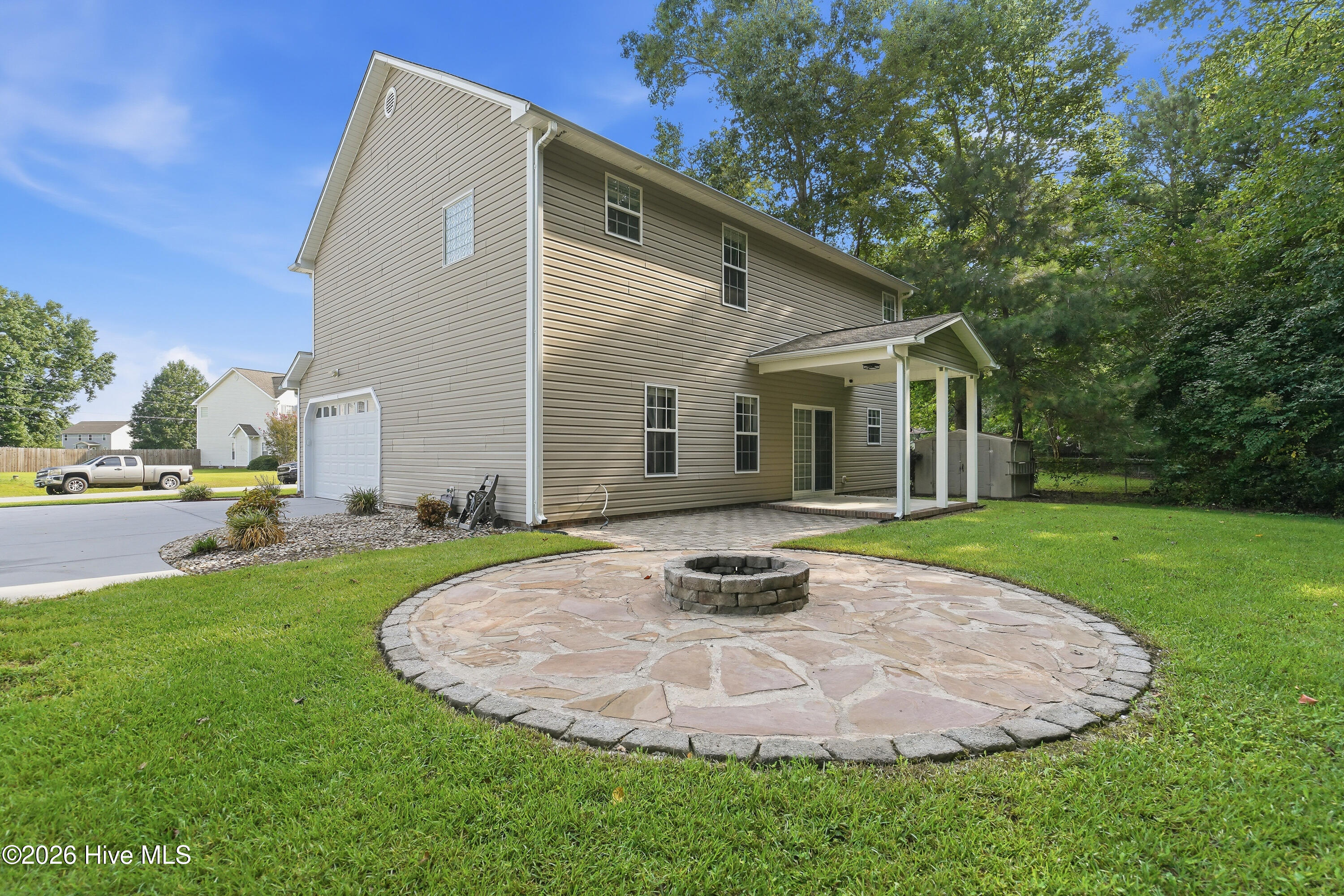 221 Rudolph Lane Hubert, NC 28539 - Photo 43 of 53 CUSTOM STONE FIREPIT