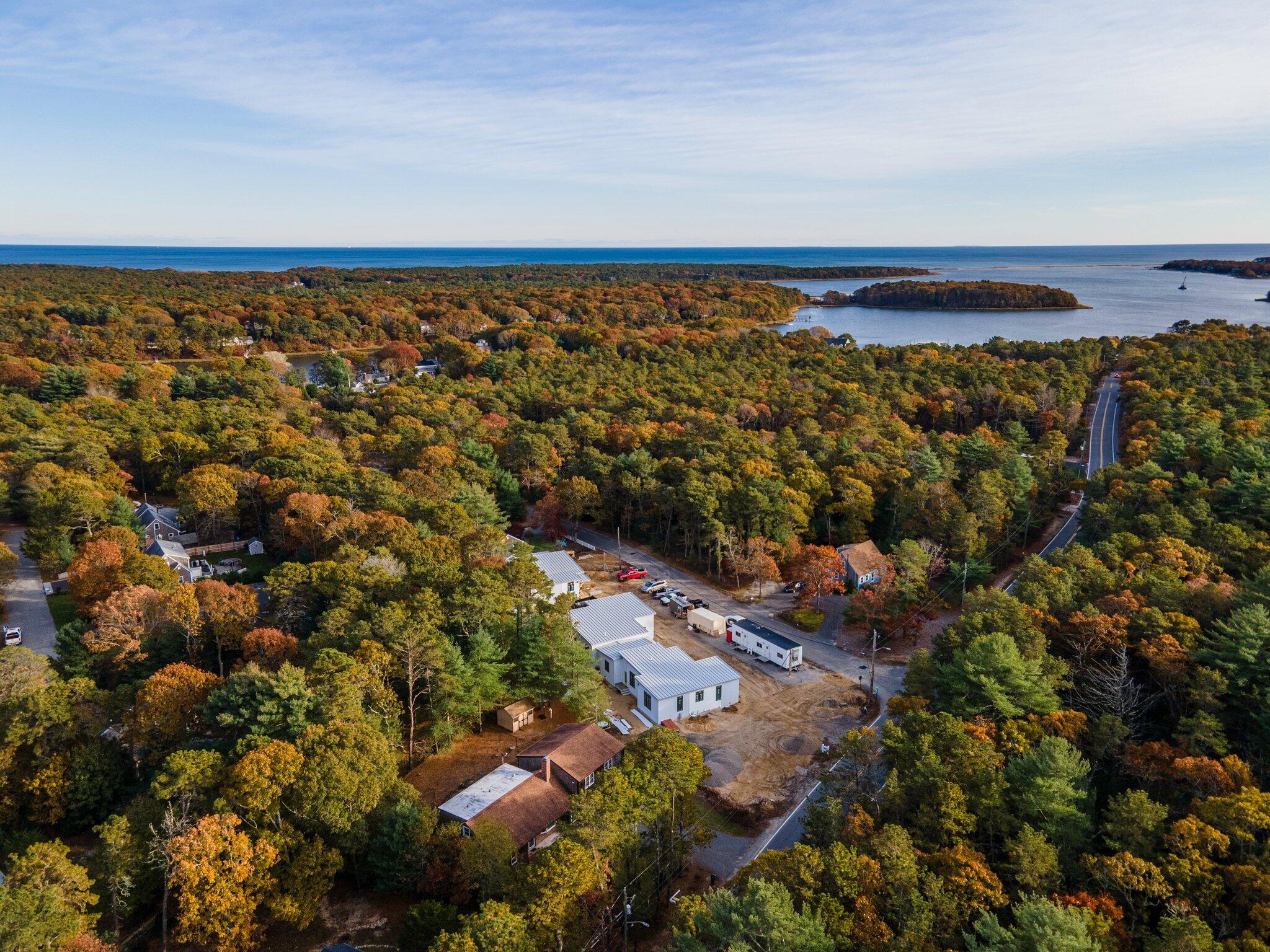 270 Mashpee Neck Road Mashpee, MA 02649 - Photo 26 of 36 an aerial view of a house