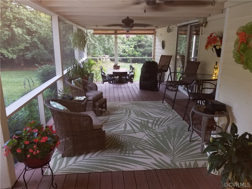 405 Rivers Bend Circle Chester, VA 23836 - Photo 8 of 33 Screen porch is wired for hot tub (220v)