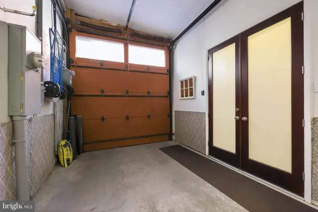 an aerial view of a buildings with outdoor space