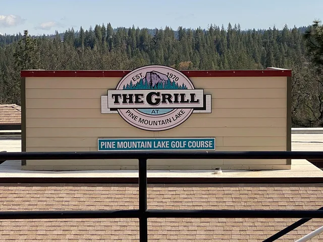 a view of a sign on a street