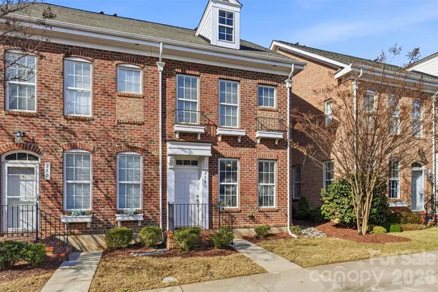 a front view of a building