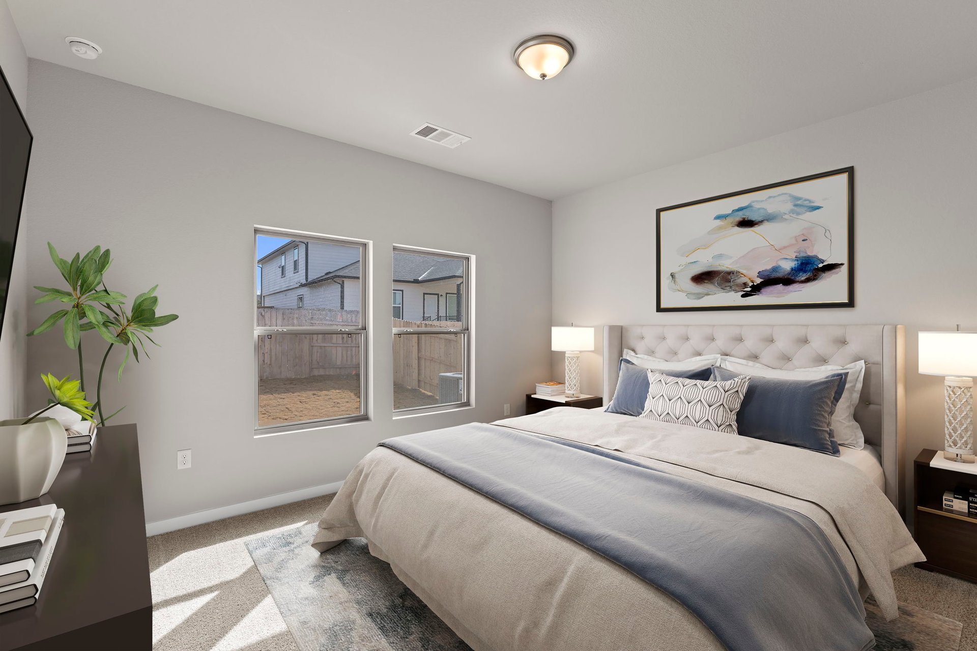 13621 Gray Landing Drive Elgin, TX 78621 - Photo 7 of 36 a bedroom with bed and a window