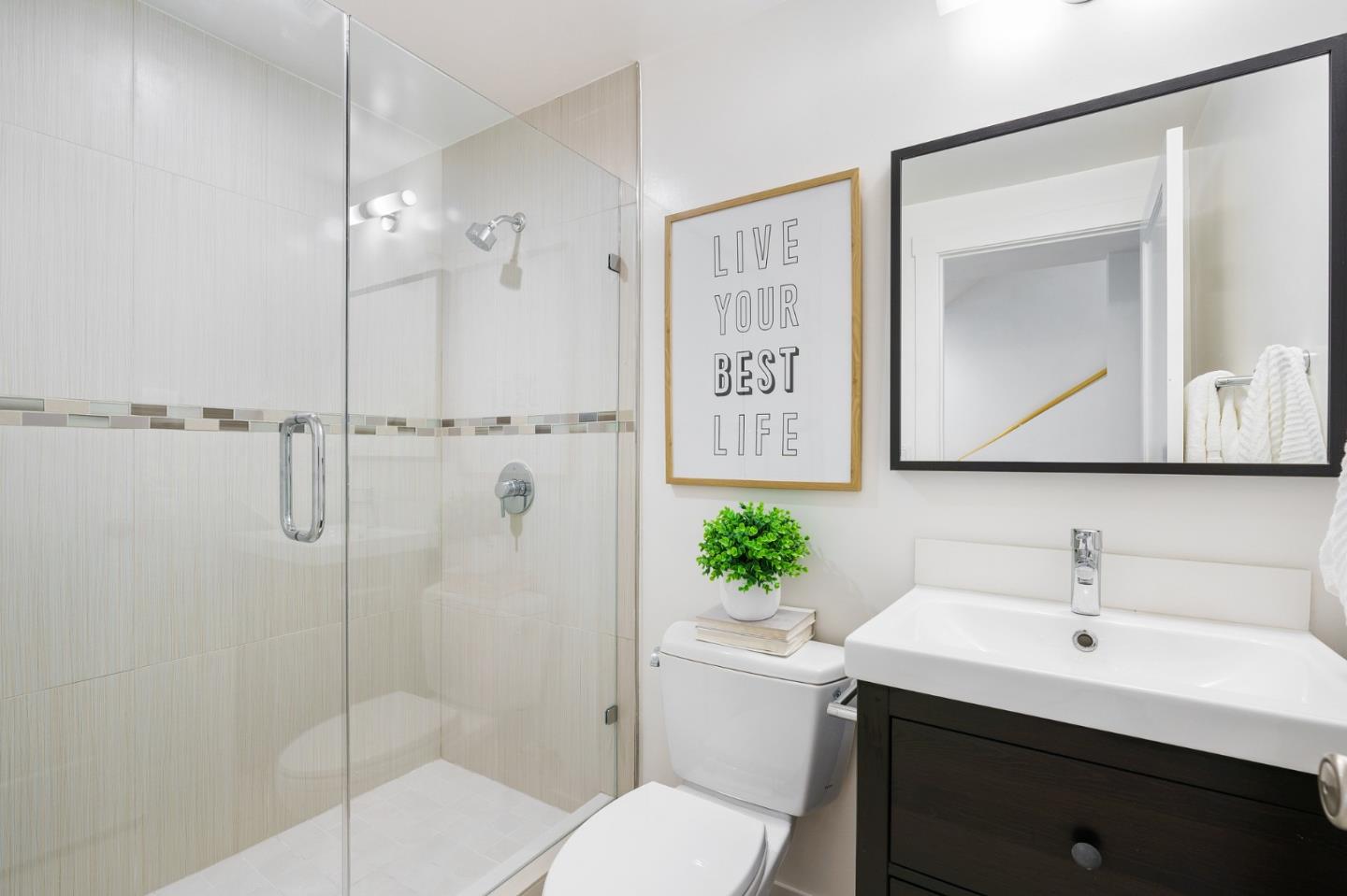 1150 Elmwood Drive Millbrae, CA 94030 - Photo 38 of 46 a bathroom with a toilet sink and shower