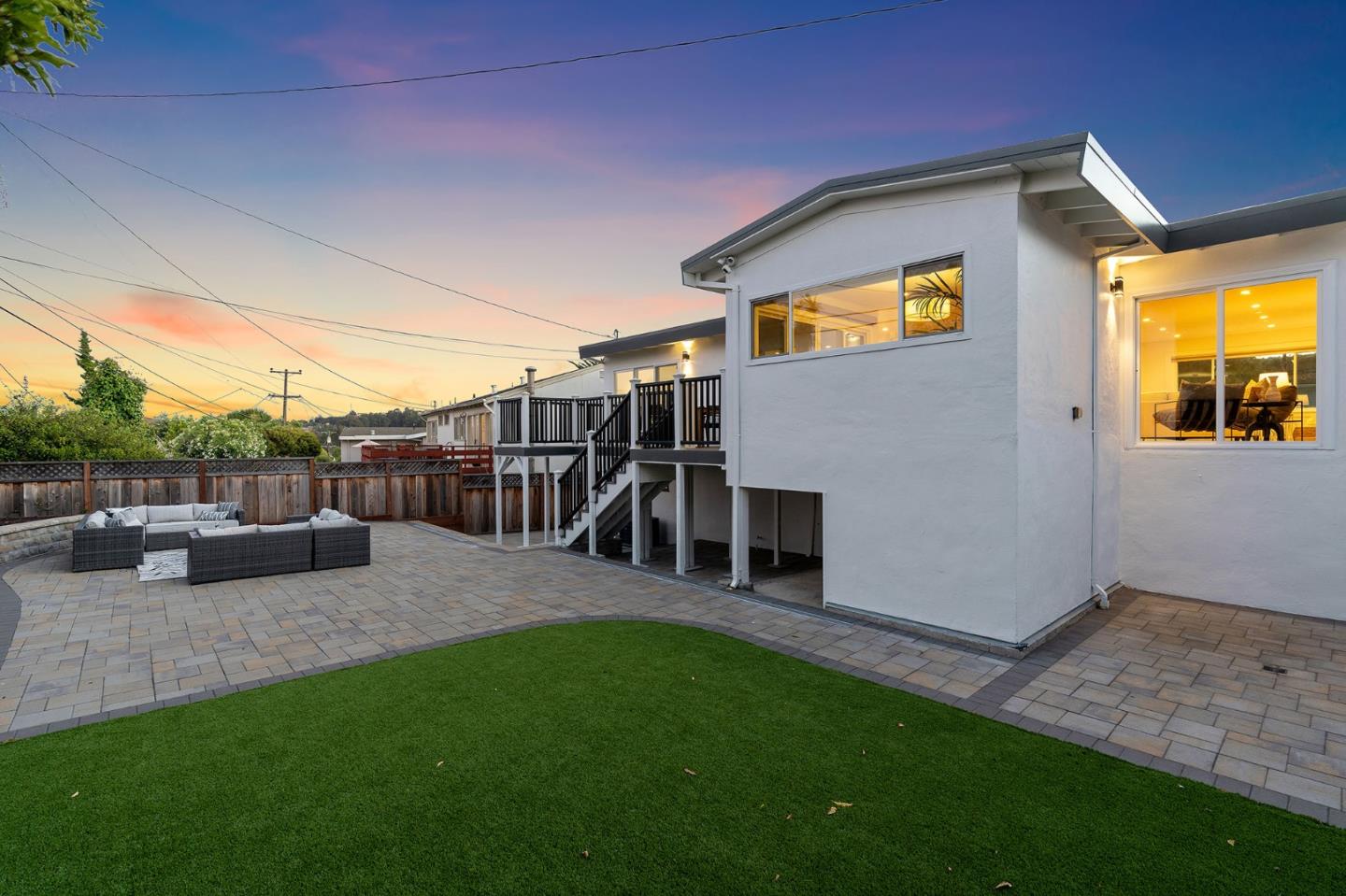 1150 Elmwood Drive Millbrae, CA 94030 - Photo 46 of 46 a view of a house with backyard and porch