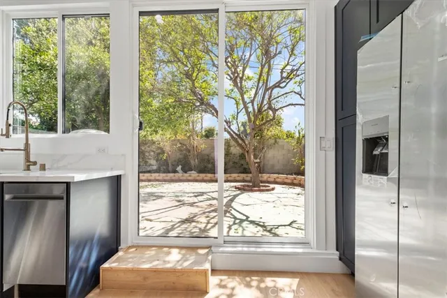 a view of a entryway door