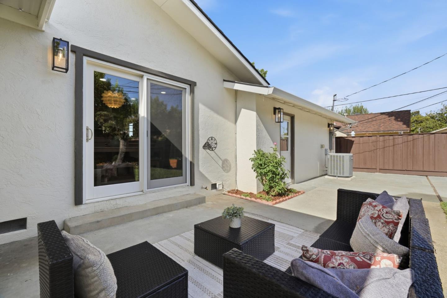 3802 West Rincon Avenue San Jose, CA 95008 - Photo 18 of 26 a outdoor living space with furniture and a potted plant
