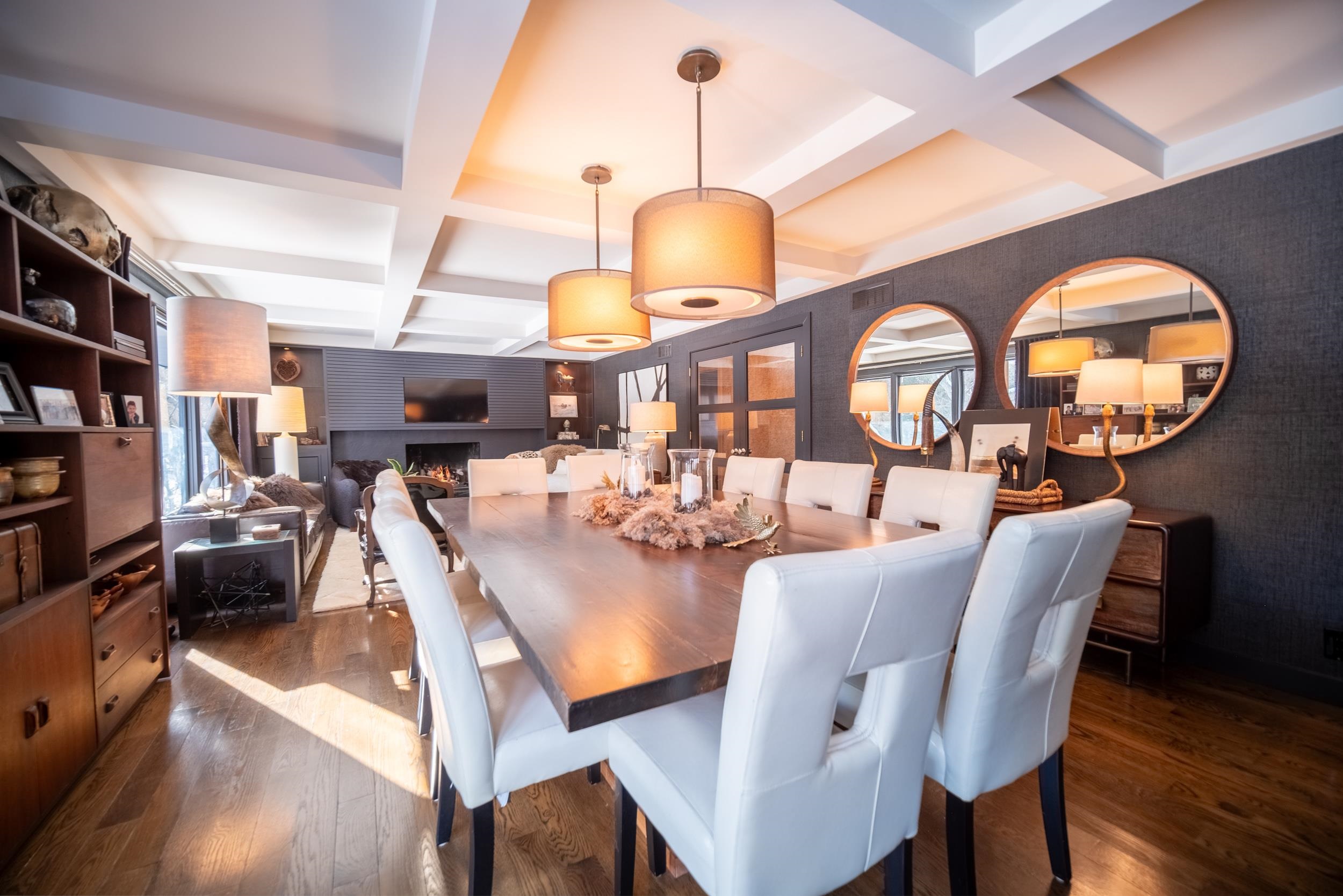 6811 West Gate Road Roscoe, IL 61073 - Photo 14 of 61 a view of a dining room with furniture window and wooden floor