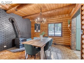 67930 East Stage Stop Road Welches, OR 97067 - Photo 12 of 43 a view of a dining room with furniture and window