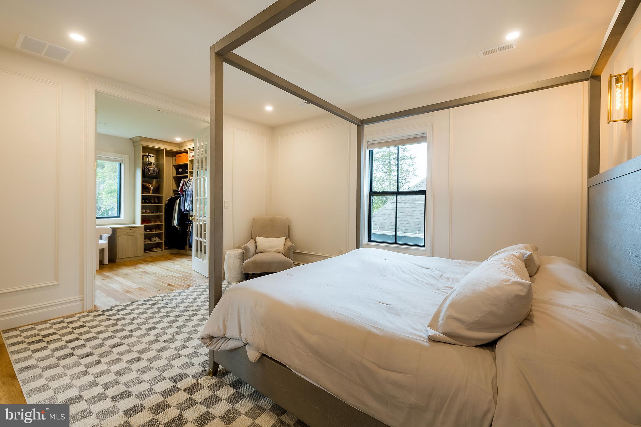 1207 Randolph Street Northeast Washington, DC 20017 - Photo 19 of 47 a bedroom with a bed and a window