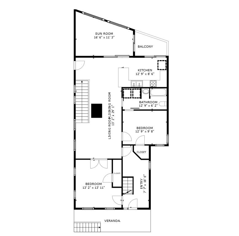 20 Pine Street Biddeford, ME 04005 - Photo 32 of 34 1st Floor floorplan - Copy