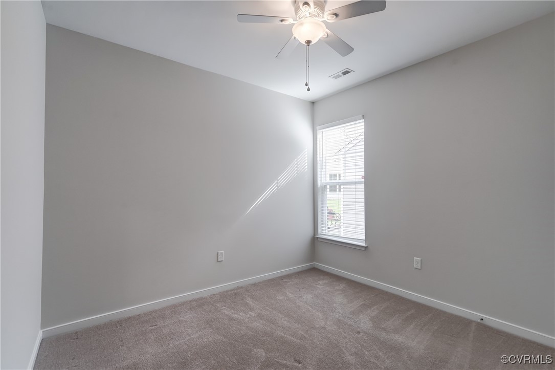 8116 Old Glen Dale Court Mechanicsville, VA 23116 - Photo 29 of 50 Third Bedroom with large closet, ceiling fan, carp