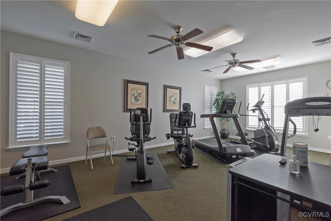 8116 Old Glen Dale Court Mechanicsville, VA 23116 - Photo 44 of 50 Clubhouse Exercise area