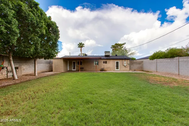 a view of a back yard