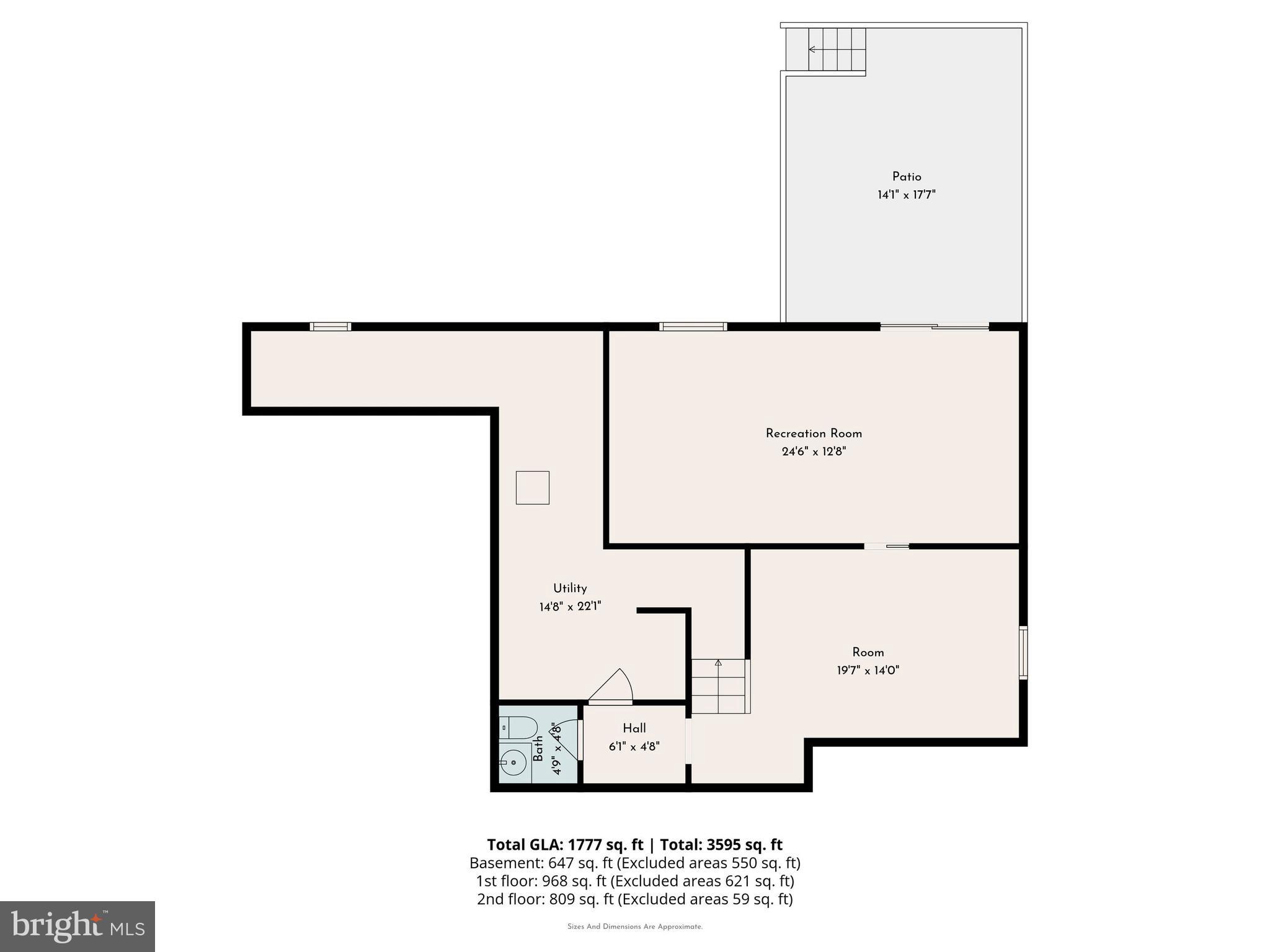 4305 Riders Lane Upper Chichester, PA 19061 - Photo 47 of 49 1st Floor - Floor Plan