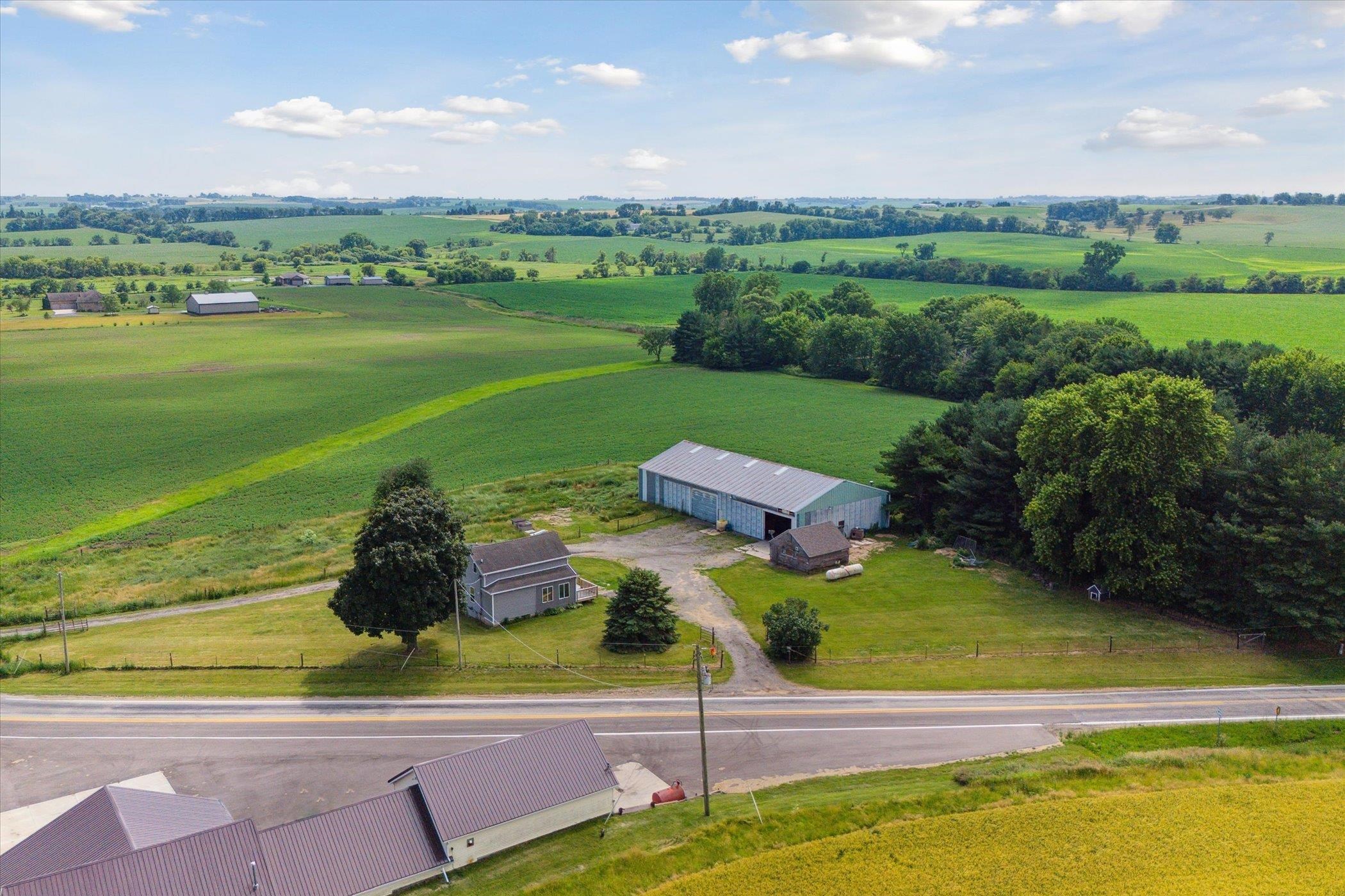 15520 Rock Grove Road Durand, IL 61024 - Photo 54 of 59 a view of a lake with a big yard