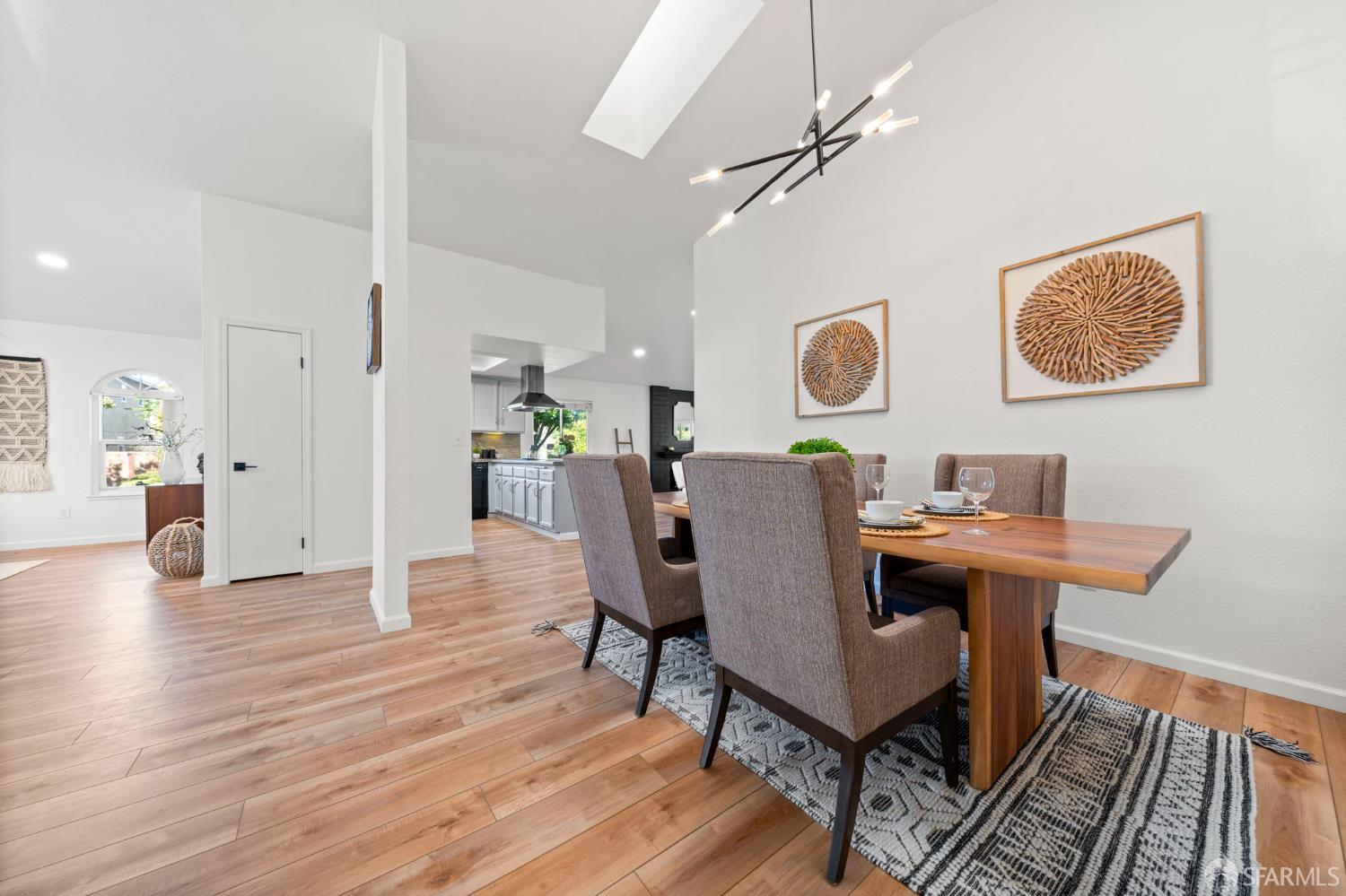 1806 Evalane Way Concord, CA 94519 - Photo 19 of 81 a view of a dining room with furniture and wooden floor