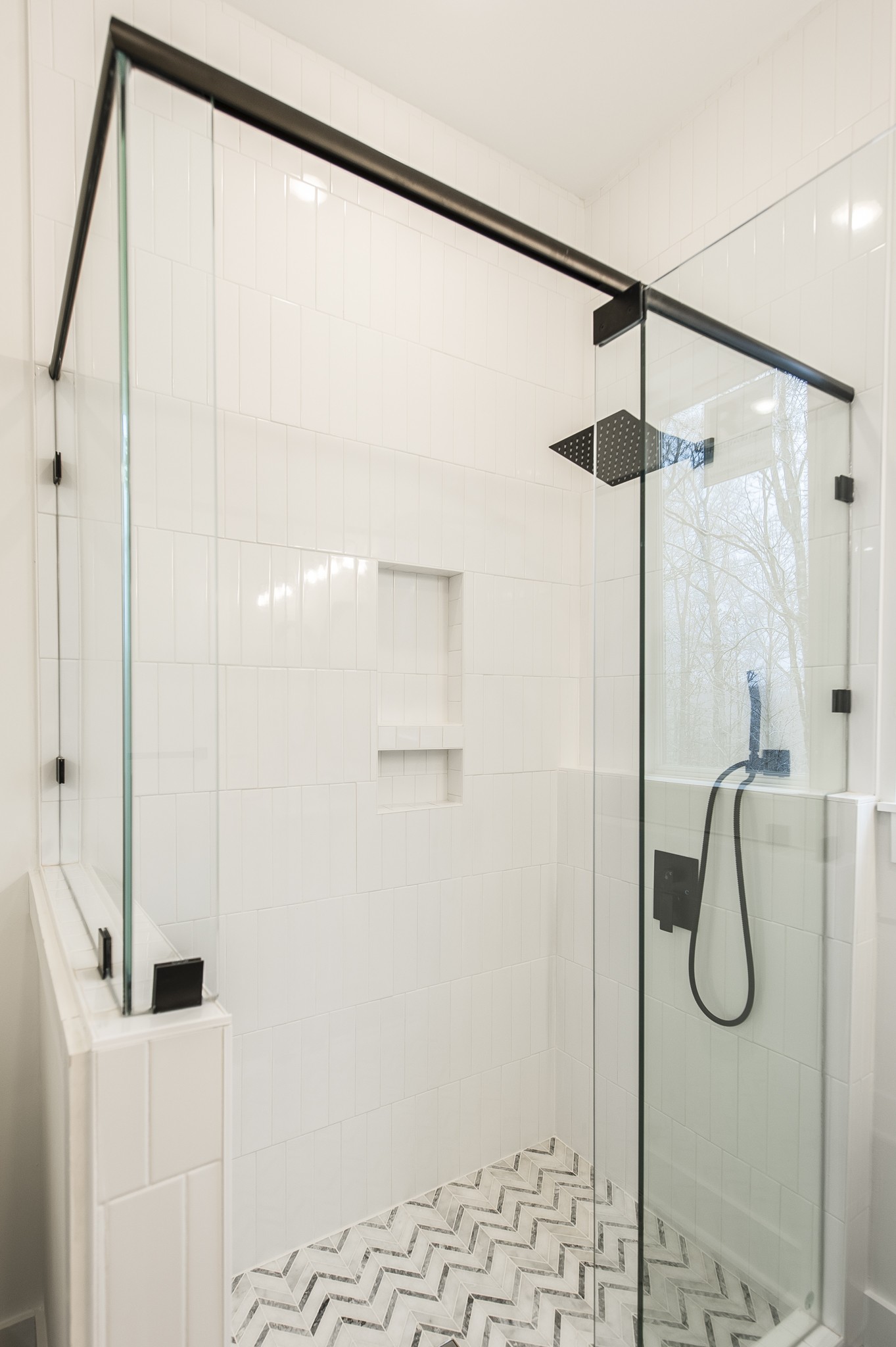 2026 Beaver Ridge Road Burns, TN 37029 - Photo 22 of 45 a bathroom with a shower and a glass door