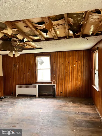 a view of a storage room