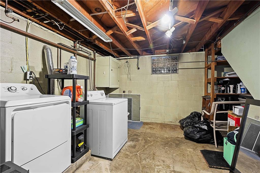 102 Adele Avenue Pittsburgh, PA 15223 - Photo 23 of 23 a utility room with dryer and washer