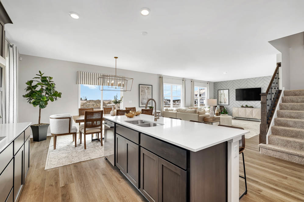 283 Snowdrop Lane Elgin, IL 60124 - Photo 11 of 38 a kitchen with sink and center island