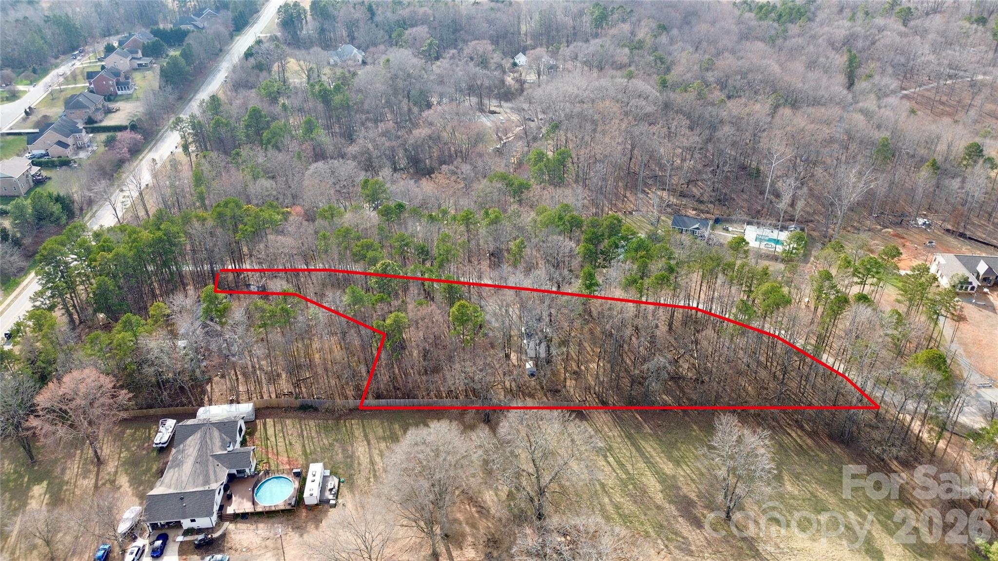 8591 Bartlett Road Mint Hill, NC 28227 - Photo 42 of 45 a view of a wooden bridge