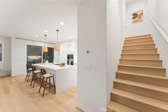 a view of a balcony with city view