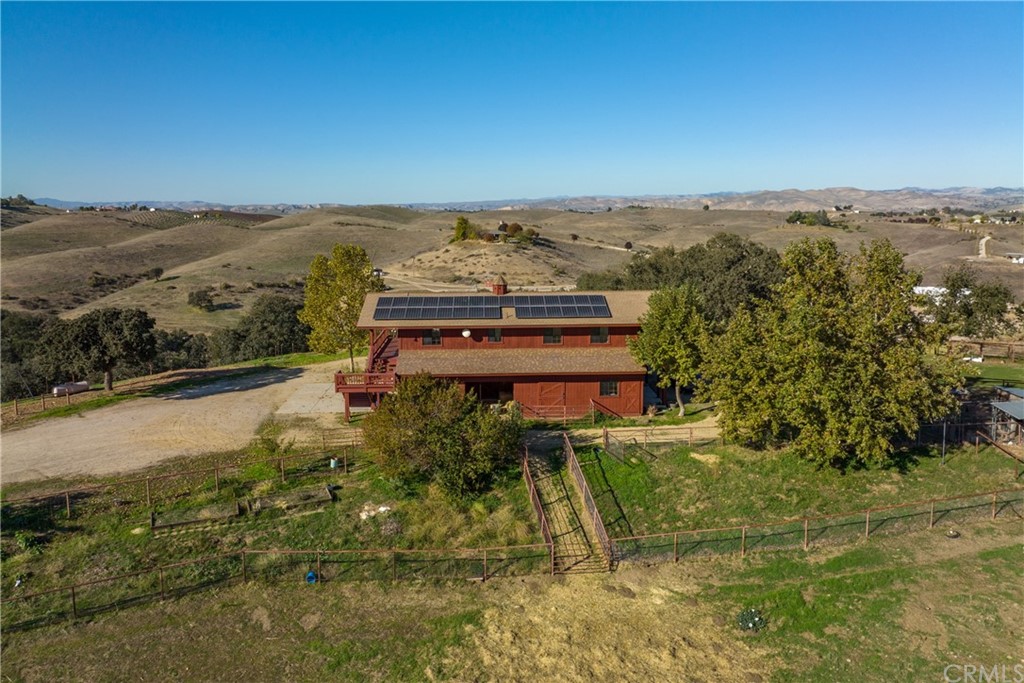 8700 Bee Tree Road Paso Robles, CA 93446 - Photo 71 of 74 an aerial view of a house with a yard