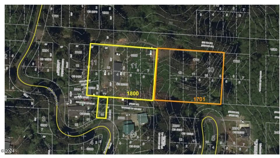 405 Southeast John Nye Road Newport, OR 97365 - Photo 49 of 54 Plat Map 1800 and 1707