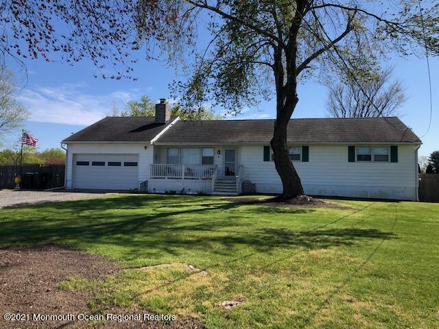 8 Inman Road New Egypt, NJ 08533 - Photo 2 of 18 a front view of a house with a garden