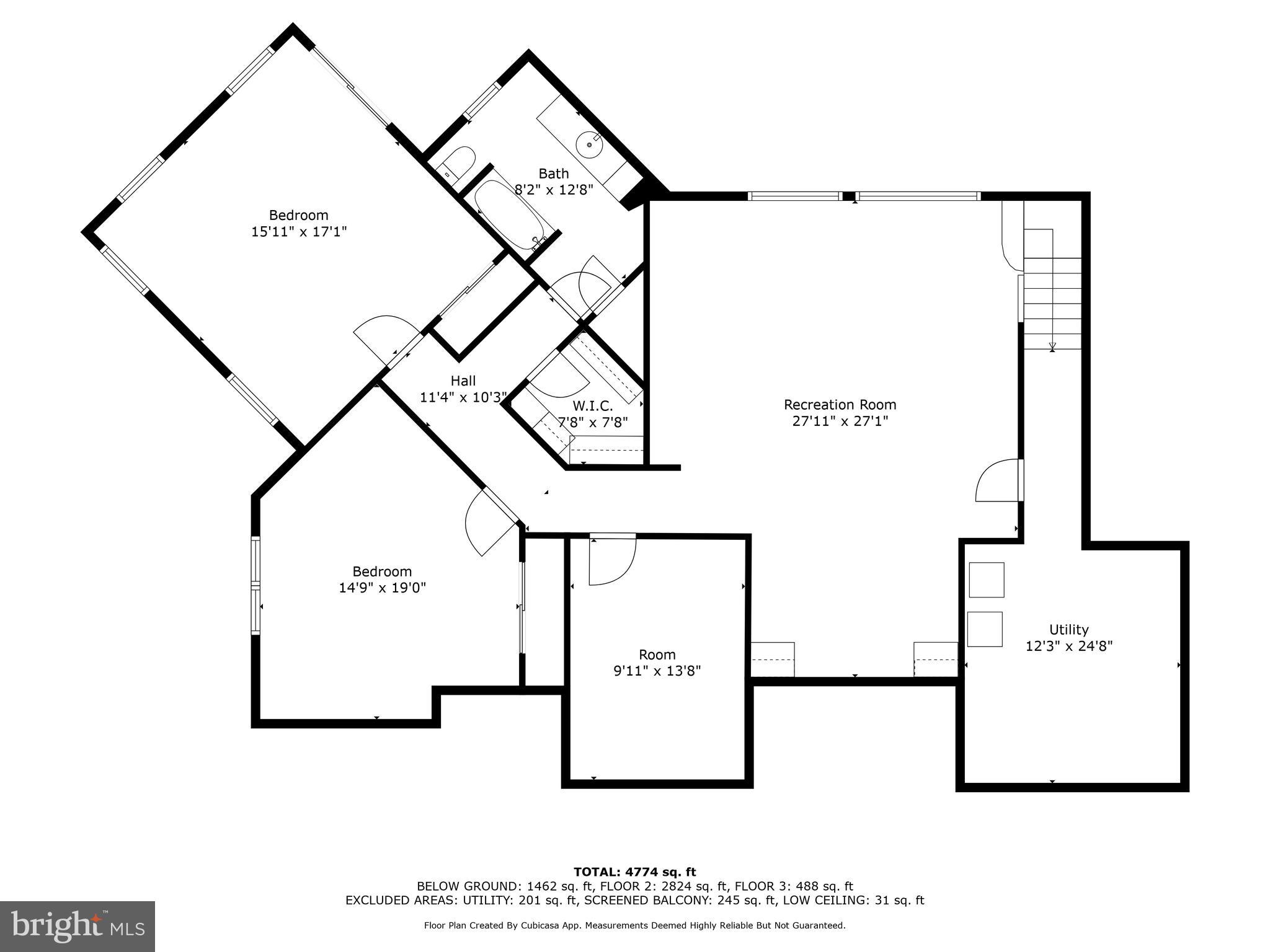 477 Heritage Sewell, NJ 08080 - Photo 62 of 64 a picture of a wall with a white wall and a refrigerator
