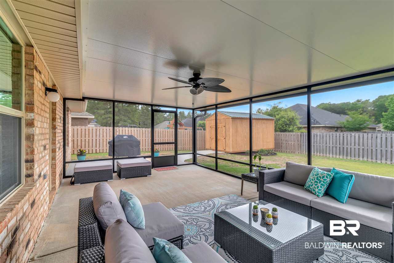 22176 Garland Loop Silverhill, AL 36576 - Photo 28 of 31 Screened patio view #3
