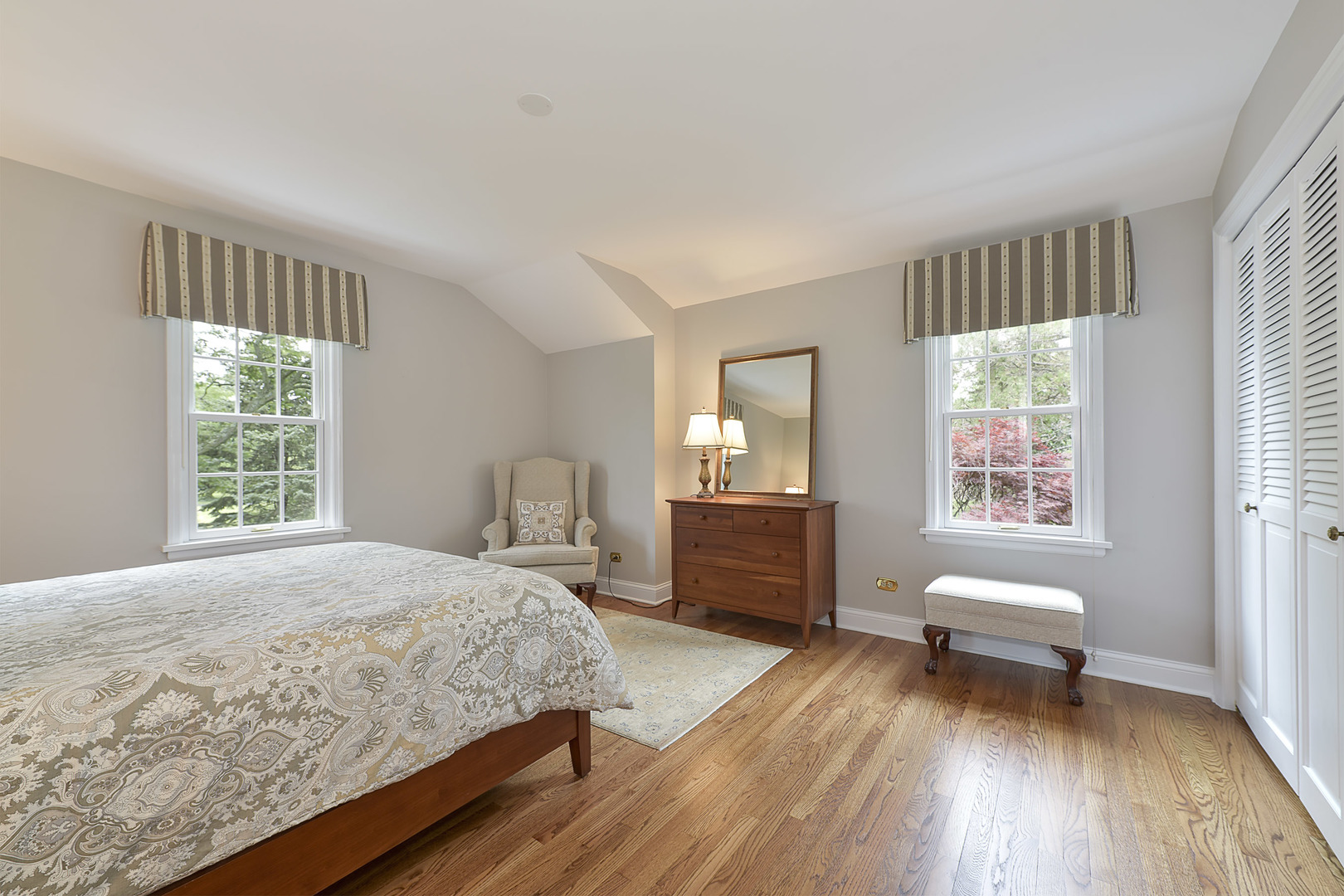 1720 Firth Road Inverness, IL 60067 - Photo 25 of 34 a bedroom with a bed and a large window