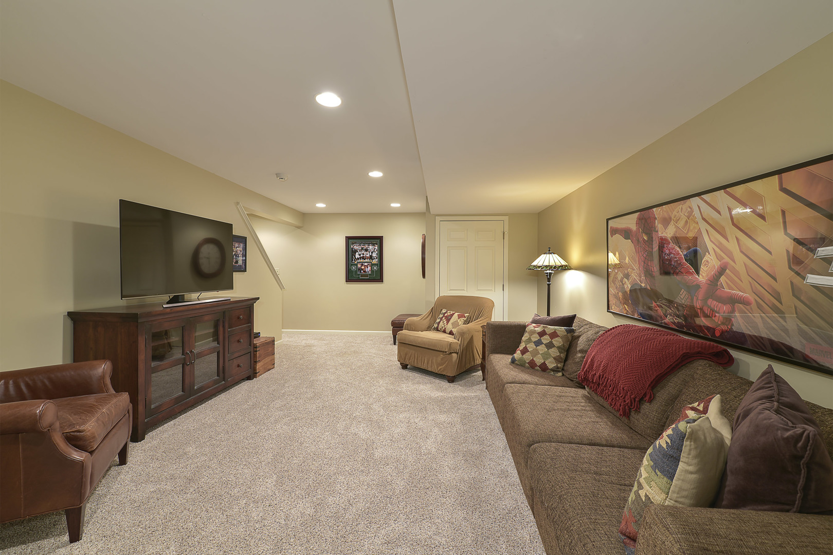 1720 Firth Road Inverness, IL 60067 - Photo 26 of 34 a living room with furniture and a flat screen tv