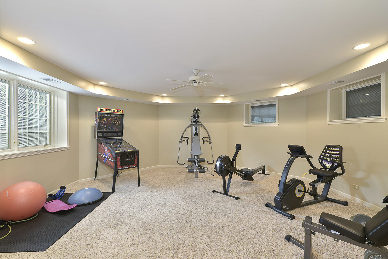 1720 Firth Road Inverness, IL 60067 - Photo 27 of 34 a living room with furniture and gym equipment