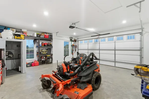 a view of a storage in a room
