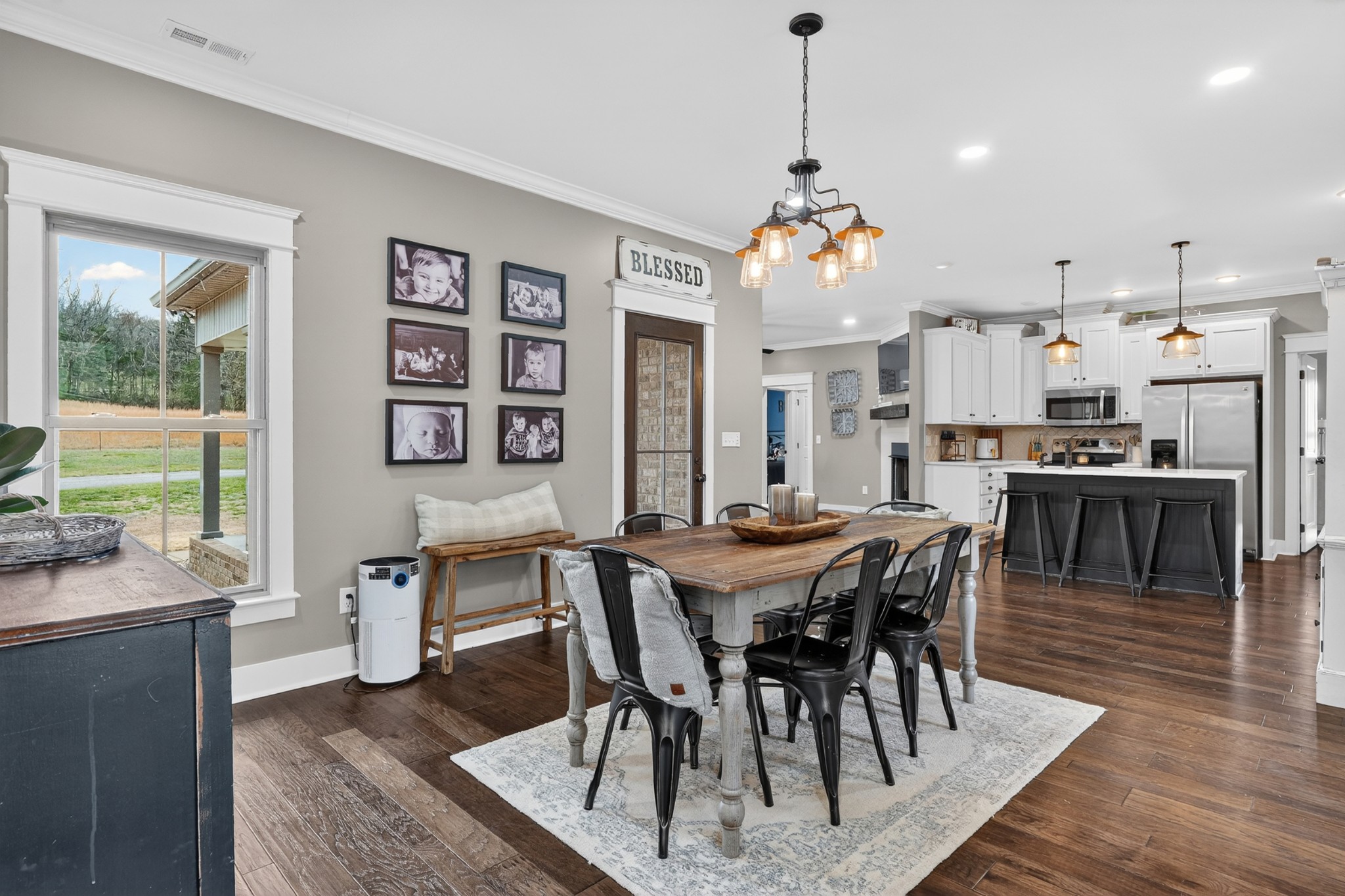 39 Boning Road Fayetteville, TN 37334 - Photo 20 of 43 a view of a dining room with furniture window and wooden floor