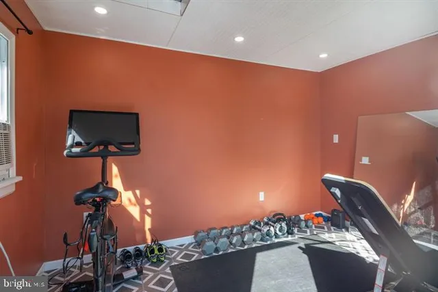 a very nice looking room with a large window